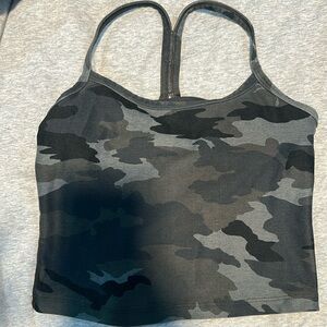 Camo workout top. Beyond Yoga.